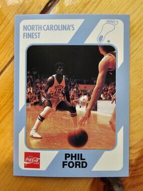 Phil Ford 1989 Collegiate Collection #10 - North Carolina's Finest - Fresh Pull